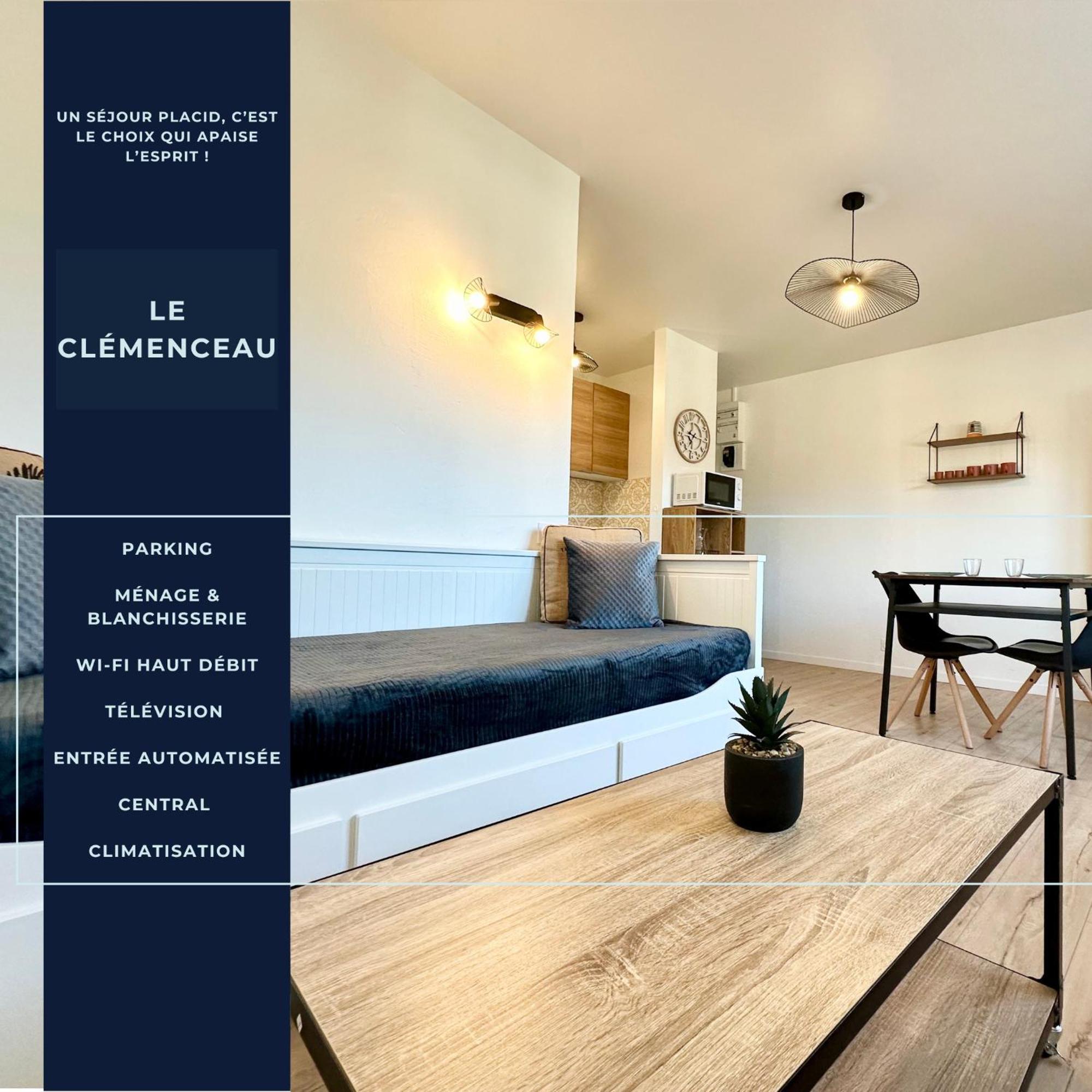 Le Clemenceau - Parking Prive - Fibre & Clim Apartment Mont-de-Marsan Exterior photo